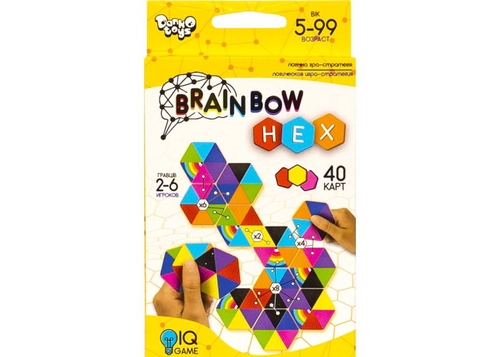 Фото Настольная игра "Brainbow HEX" Danko Toys G-BRH-01-01 (2000989204503)
