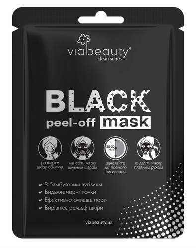Очищающая Black Mask с бамбуковым углем Via Beauty VBP-3 (6971663406130A)