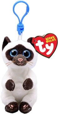 Фото Дитяча іграшка TY Beanie Bellies Сіамська кішка "MISO" 12 см 43106 (8421431069)