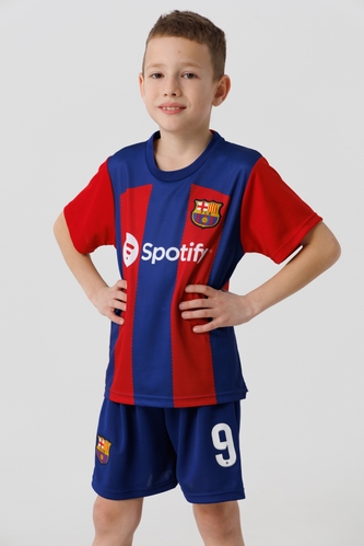 Фото Футбольная форма для мальчика BLD БАРСЕЛОНА LEWANDOWSKI 152 см Синий (2000989681069A)