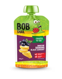 Bob Snail пюре смузи банан-черная смородина 120г 6371 П (4820219346371)