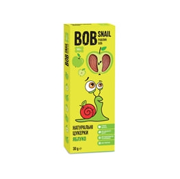 Bob Snail конфеты яблочные 30г 0231 П (4820162520231)