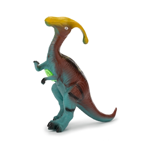 Фото Резиновое животное Динозавр 518-82 со звуком Парасаурус (2000989931096)