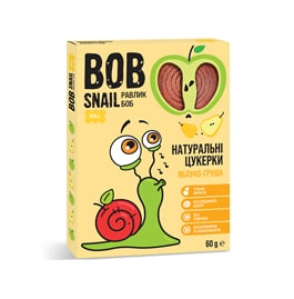 Bob Snail конфеты яблочно-грушевые 60г 0187 П (4820162520187)