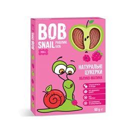 Bob Snail конфеты яблочно-малиновые 60г 0453 П (4820162520453)