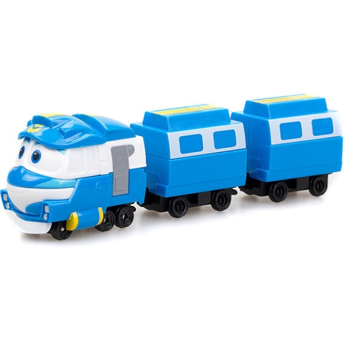 Фото Robot Trains Паровозик з двома вагонами Кей 80176 (2000902882092)