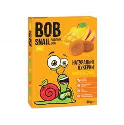 Bob Snail конфеты яблочно-манговые 60г 5695 П (4820219345695)