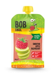 Bob Snail пюре смузі яблуко-малина 200г 7026 П (4820219347026)
