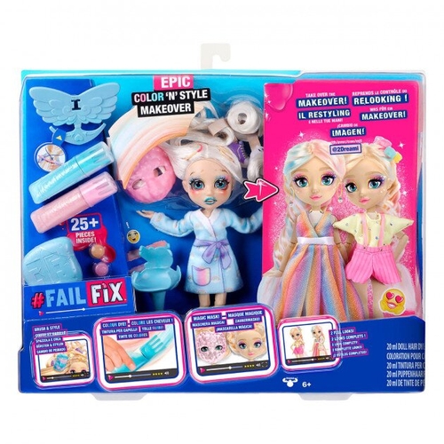 Фото Игровой набор с куклой FAILFIX - ЭПИЧНОЕ ПЕРЕВОПЛОЩЕНИЕ (6900006557468)