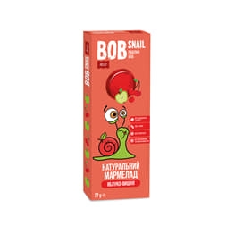Bob Snail мармелад (яблоко-вишня) 27г 4186 П (4820219344186)