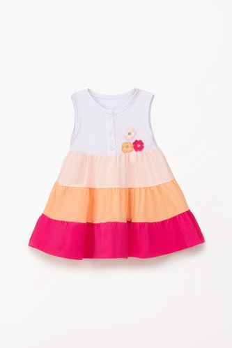 Фото Платье для девочки Mini Papi 60147 92 см Розовый (2000989590477S)