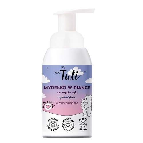 Мыло жидкое для рук детское с пребиотиками LUBA TULI LTFSWHP250 250 мл (5903968221300)