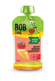 Bob Snail пюре смузи банан-малина 120г 6364 П (4820219346364)