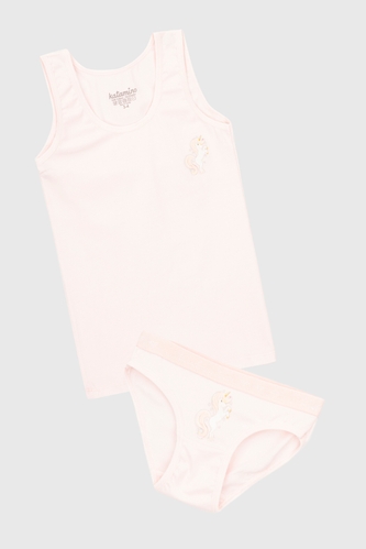 Фото Комплект білизни для дівчинки Katomino K128387 134-140 см Рожевий (2000990444974A)