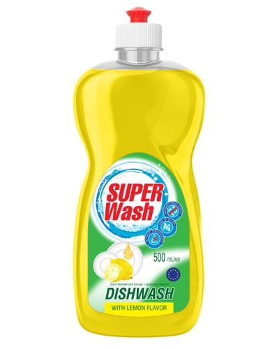 Средство моющее для посуды SUPER Wash 58769339 с ароматом лимона (4820096036259A)