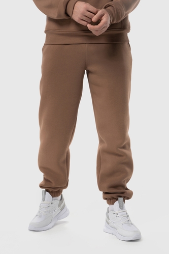 Фото Спортивные брюки однотонные мужские LAWA MBC02307 3XL Бежевый (2000990281081W)(LW)